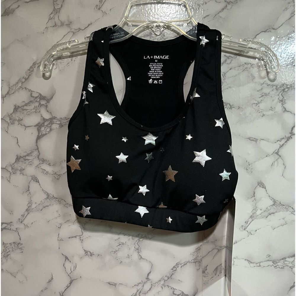 LA Image Stars 4 Way Stretch Soorts Bra Size M